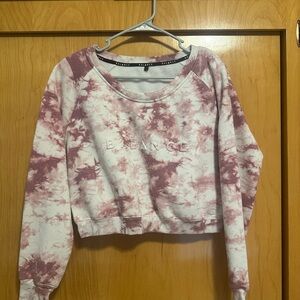 Women's Pink Tie-Dye Sweatshirt